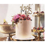 Almost Mrs Acrylic Cake Topper - Aston Blue