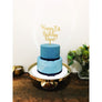 Custom Seventy Cake Topper - Aston Blue