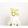 Custom Bride to Be Cake Topper - Aston Blue
