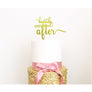 Happily Ever After Cake Topper - Aston Blue