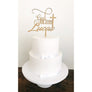 God Bless Acrylic Cake Topper - Aston Blue