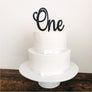 One Cake Topper - Aston Blue