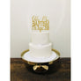 Custom Baptism Acrylic Cake Topper - Aston Blue