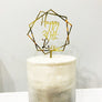 Thirty Acrylic Cake Topper- 30th Birthday - Aston Blue