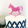 Rocking Horse Cake Topper - Aston Blue