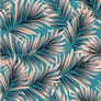 Tropical Leaves Edible Icing Image