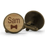 Personalised Cufflinks - Aston Blue