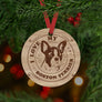 Boston Terrier Dog Ornament - Aston Blue