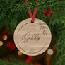 Personalised Christmas Ornament - Aston Blue