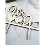 We Do Cake Topper - Aston Blue