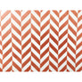Metallic Rose Gold Herringbone Tissue Paper Sheet - Aston Blue