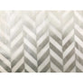 Metallic Silver Herringbone Tissue Paper Sheets - Aston Blue