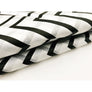 Black Zig Zag Tissue Paper Sheets - Aston Blue