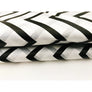Black Zig Zag Tissue Paper Sheets - Aston Blue