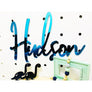 Name Plaque - Aston Blue