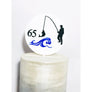 Fishing Cake Topper - Aston Blue