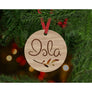 Personalised Christmas Bauble - Aston Blue