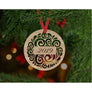 Personalised Christmas Bauble - Aston Blue