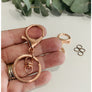 Rose Gold Lobster Clips - Aston Blue