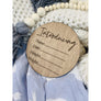 Birth Announcement Sign - Aston Blue