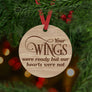 Your Wings Were Ready Ornament - Aston Blue