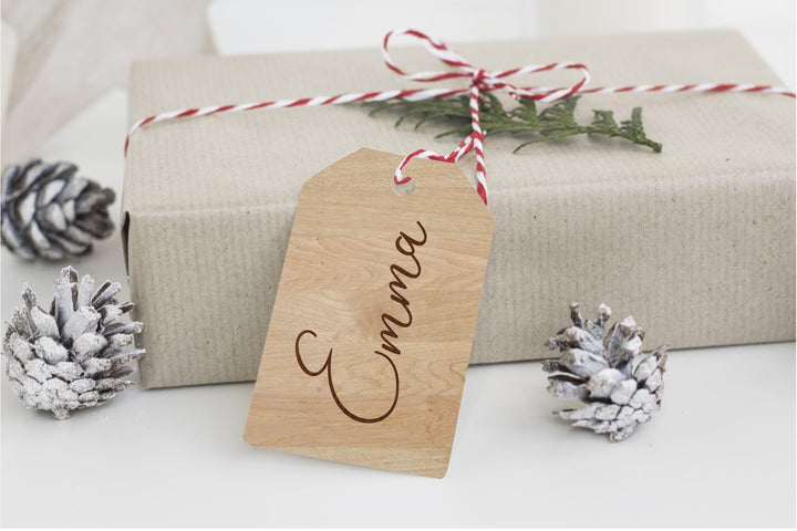 4 x Personalised Gift Tag - Aston Blue