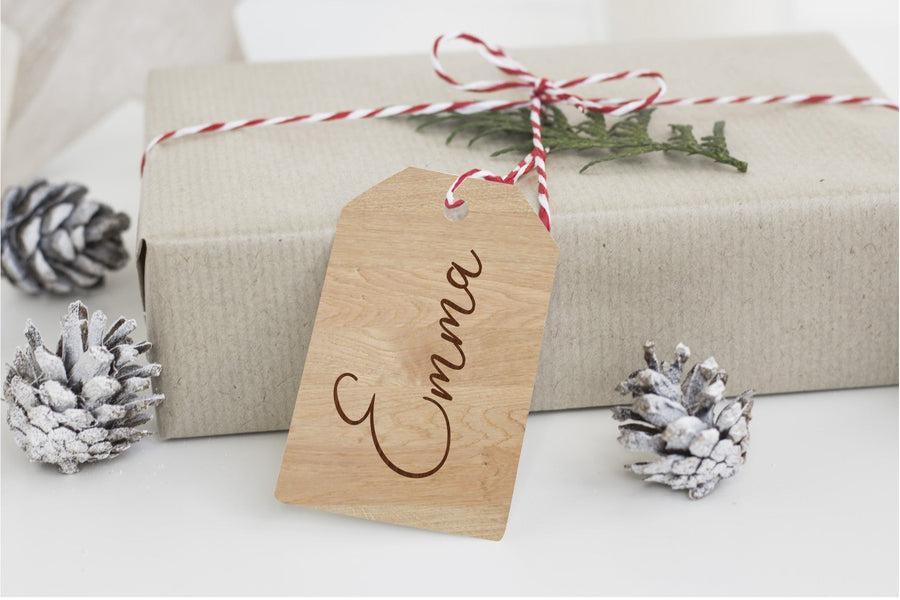 4 x Personalised Gift Tag - Aston Blue