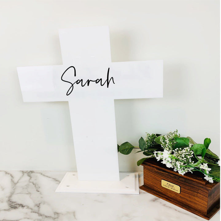 Pet Memorial Acrylic Cross
