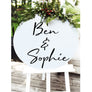 Personalised Wedding Sign - Aston Blue