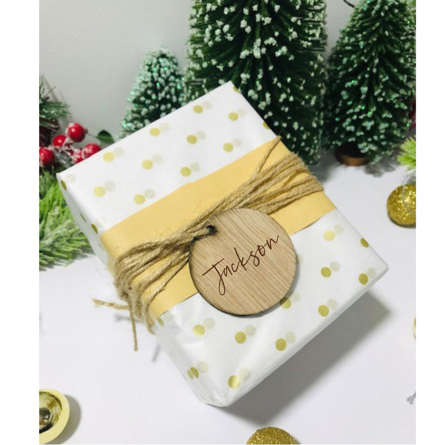 5 x Personalised Gift Tag - Aston Blue
