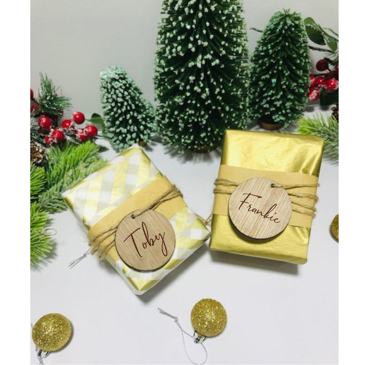 5 x Personalised Gift Tag - Aston Blue