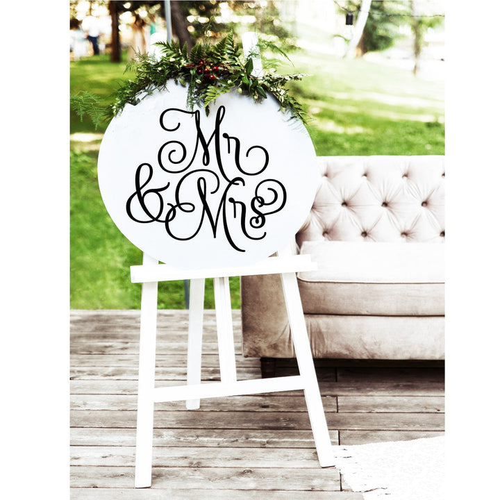 Mr and Mrs Sign - Aston Blue