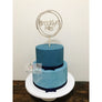 Personalised Cake topper - Aston Blue