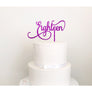 Eighteen Cake Topper - Aston Blue