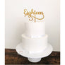 Eighteen Cake Topper - Aston Blue