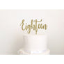 Eighteen Cake Topper - Aston Blue