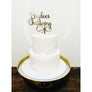 Christening Acrylic Cake Topper - Aston Blue