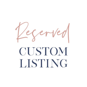 Cake Topper- Custom Order - Aston Blue