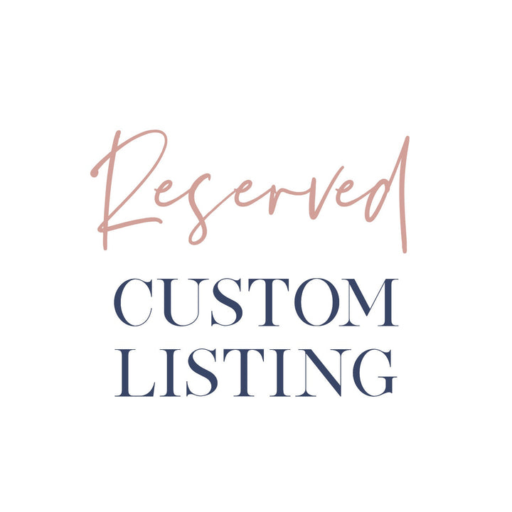 Cake Topper- Custom Order - Aston Blue