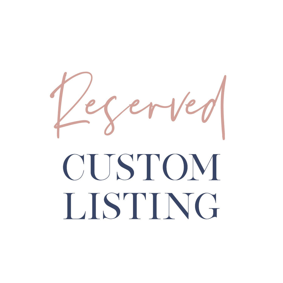 Cake Topper- Custom Order - Aston Blue