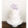 Thirty Acrylic Cake Topper - Aston Blue