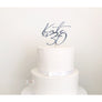 Thirty Acrylic Cake Topper - Aston Blue