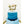 Christening Acrylic Cake Topper - Aston Blue
