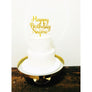 Happy Birthday Cake Topper - Aston Blue