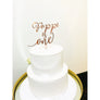 Personalised One Cake topper - Aston Blue