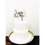 Personalised Bat Mitzvah Cake Topper - Aston Blue
