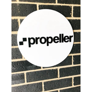 30 cm Business logo Sign - Aston Blue