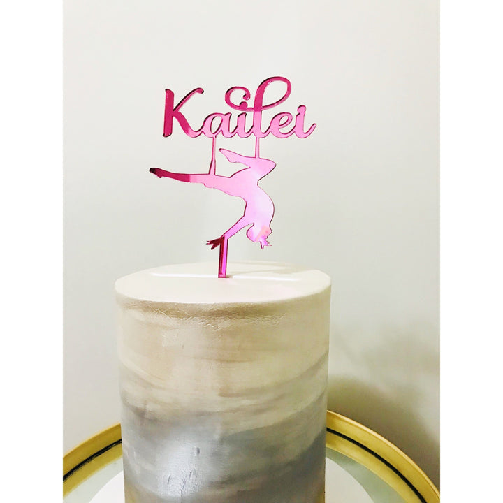 Trapeze Cake Topper - Aston Blue