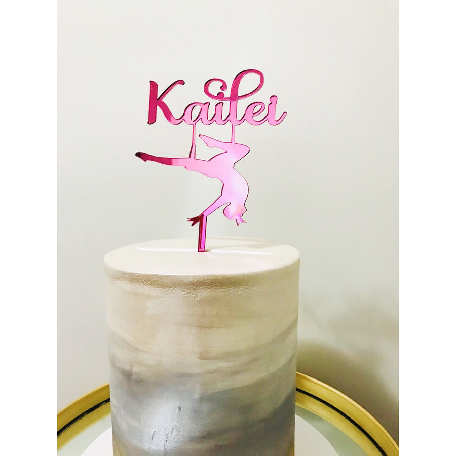 Trapeze Cake Topper - Aston Blue
