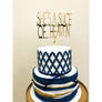 She's a slice of Heaven Cake Topper - Aston Blue